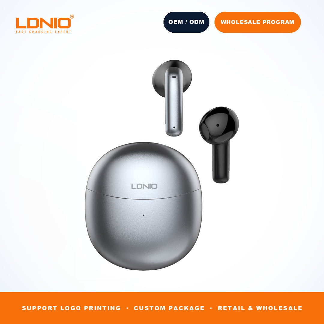 LDNIO T10 TWS Wireless Earbuds Bluetooth 5.3 In-Ear Headphones 300mAh Case