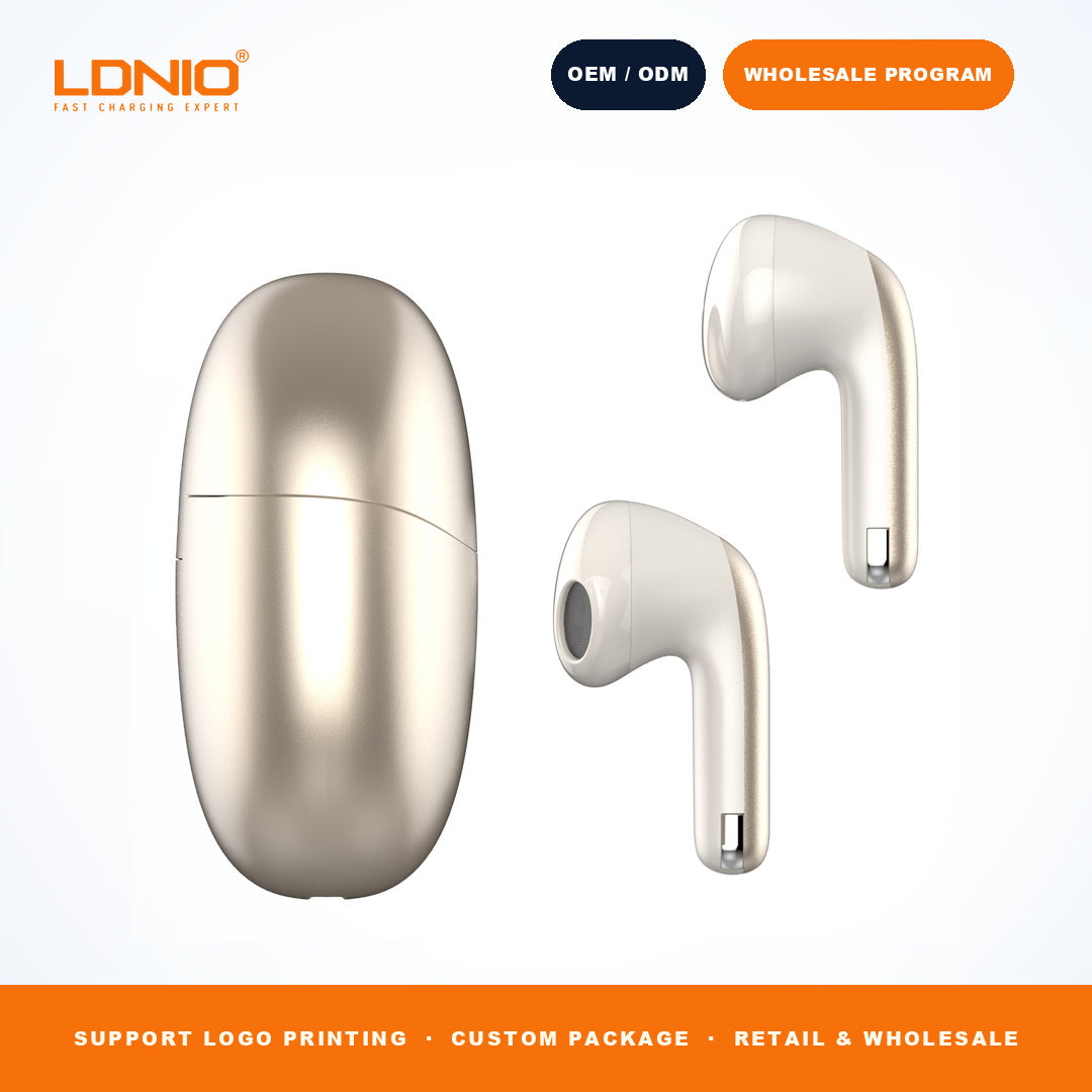 LDNIO T10 TWS Wireless Earbuds Bluetooth 5.3 In-Ear Headphones 300mAh Case