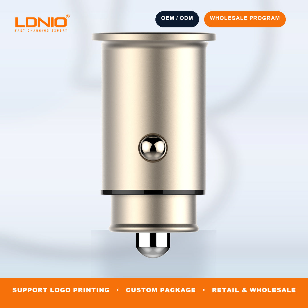 LDNIO 36W Dual USB Ports Fast Car charger C506Q