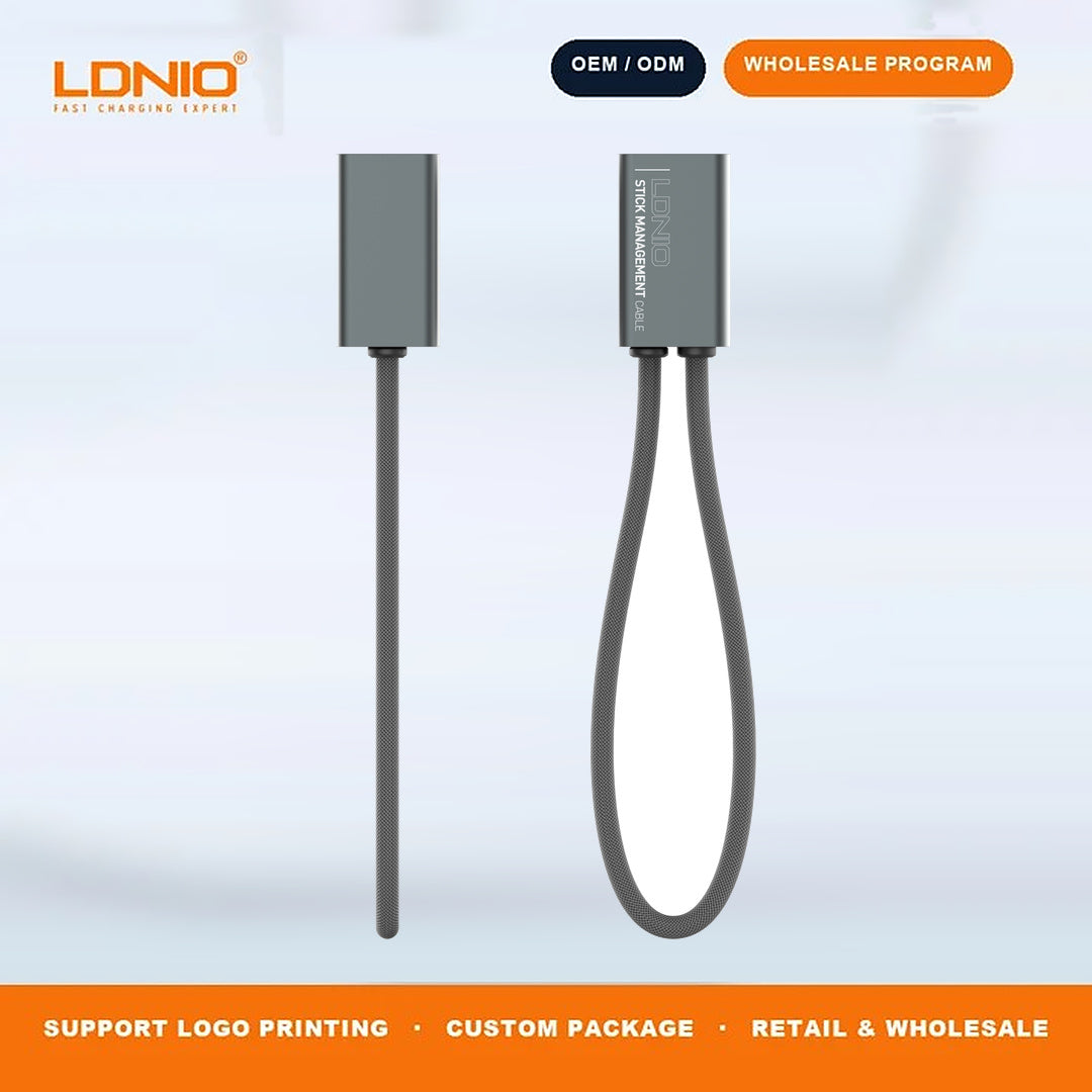 LDNIO LC98 Portable Keychain Type-C Cable 2.4A Fast Charge & Data Sync