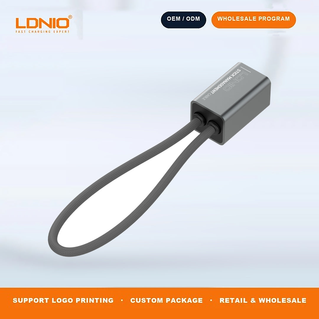 LDNIO LC98 Portable Keychain Type-C Cable 2.4A Fast Charge & Data Sync