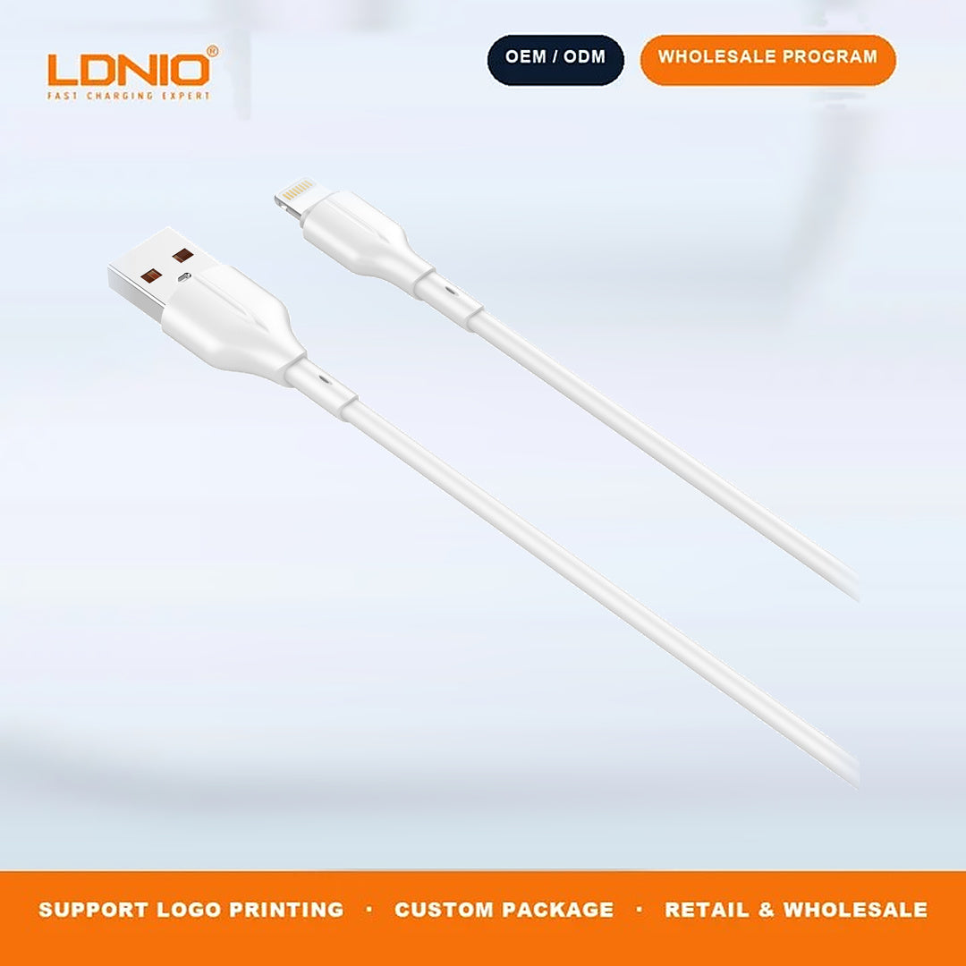 LDNIO LS841 25W USB to Lightning Fast Charging Cable Durable Phone Charger Cord