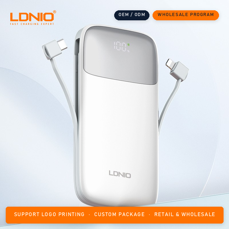 LDNIO 20000mAh 22.5W fast charging Power Bank PQ19/PQ20