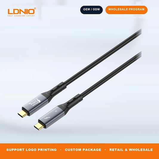 LDNIO TC-11C 240W High Power USB-C Fast Charging Cable Heavy Duty Data Cord