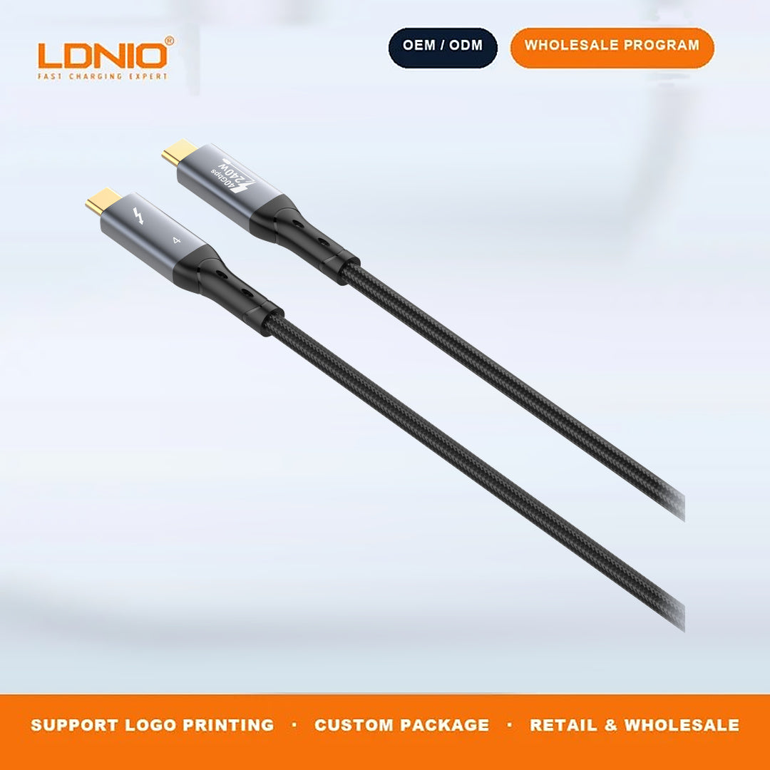 LDNIO TC-11C 240W High Power USB-C Fast Charging Cable Heavy Duty Data Cord