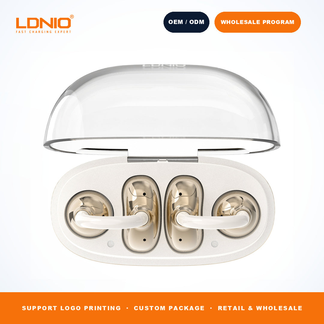 LDNIO T08 OWS Open Ear Sports Earbuds Bluetooth 5.3 Touch Control Earphones