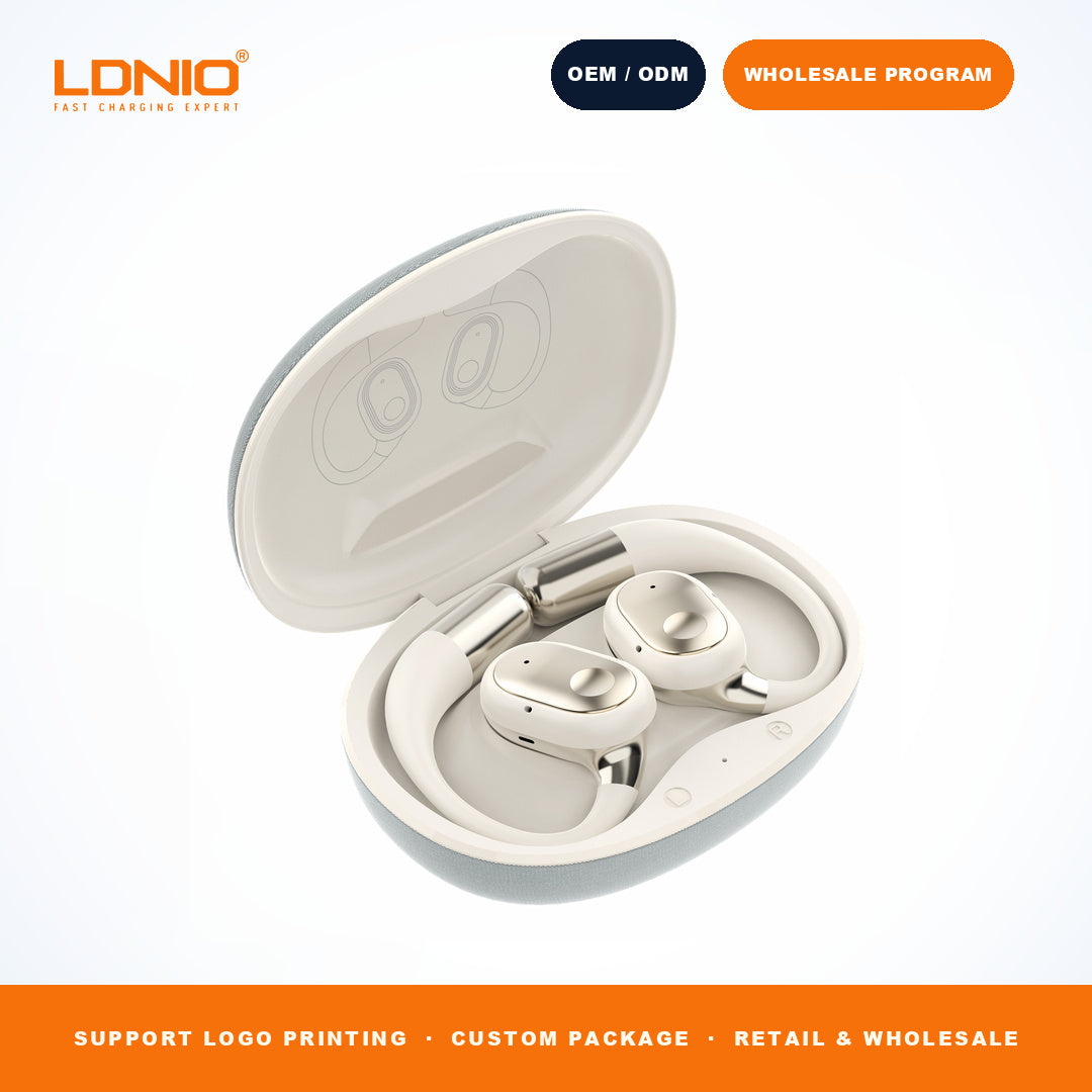 LDNIO T11 OWS Wireless Earbuds Bluetooth 5.4 IPX4 ENC 450mAh Case OEM ODM