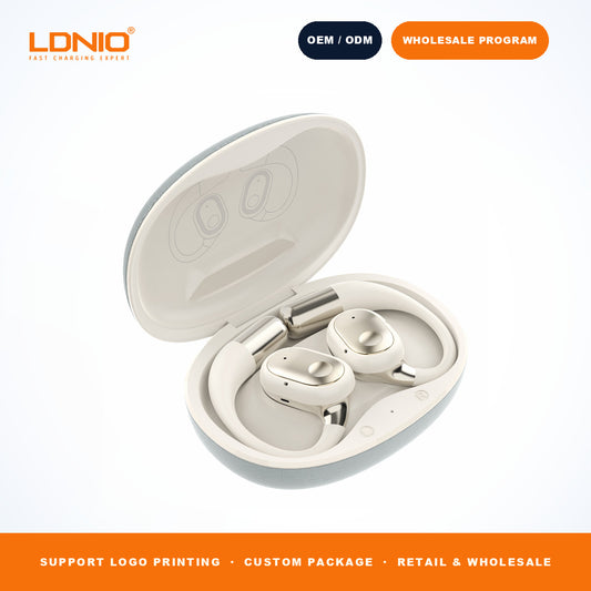 LDNIO T11 OWS Wireless Earbuds Bluetooth 5.4 IPX4 ENC 450mAh Case OEM ODM