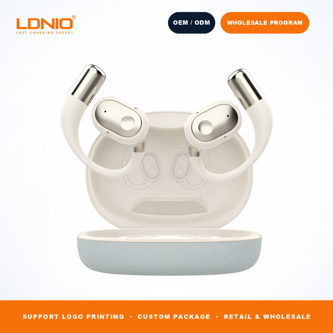 LDNIO T11 OWS Wireless Earbuds Bluetooth 5.4 IPX4 ENC 450mAh Case OEM ODM