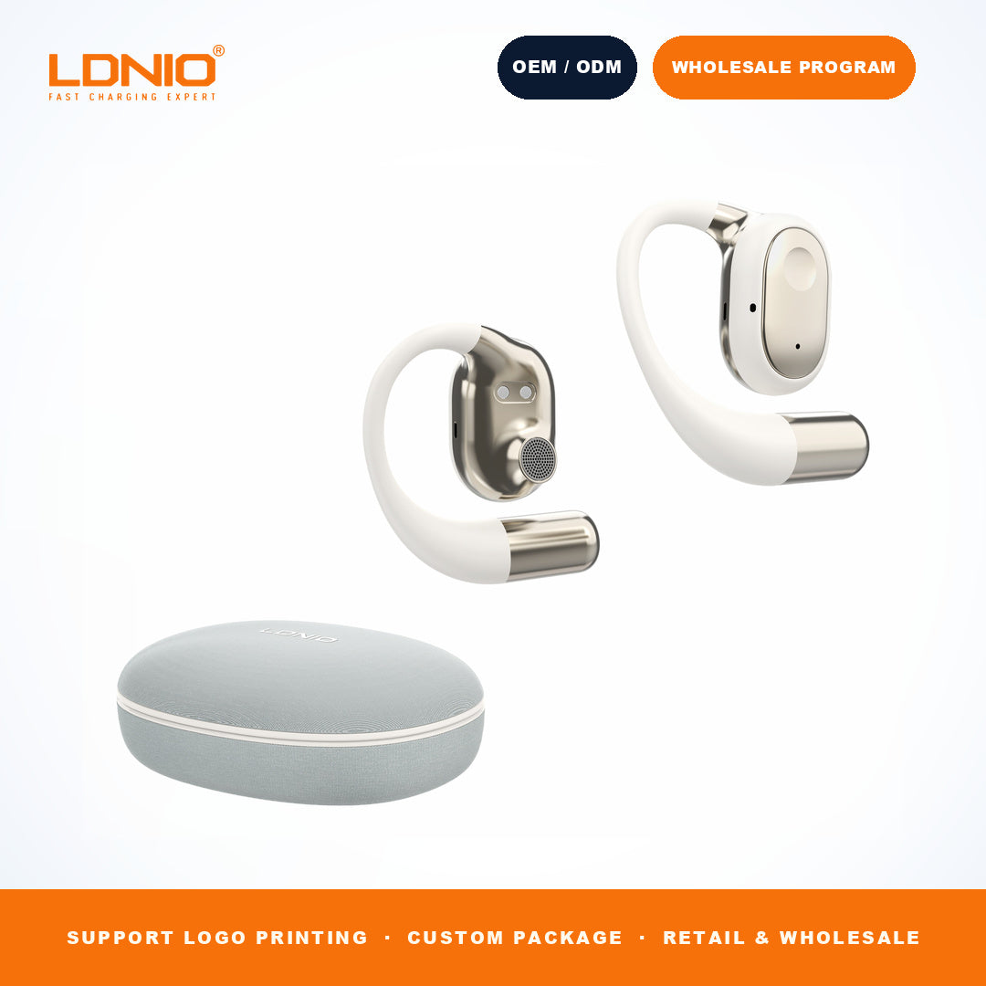 LDNIO T11 OWS Wireless Earbuds Bluetooth 5.4 IPX4 ENC 450mAh Case OEM ODM