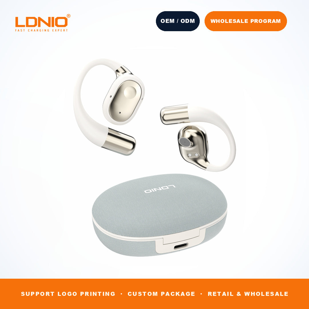 LDNIO T11 OWS Wireless Earbuds Bluetooth 5.4 IPX4 ENC 450mAh Case OEM ODM