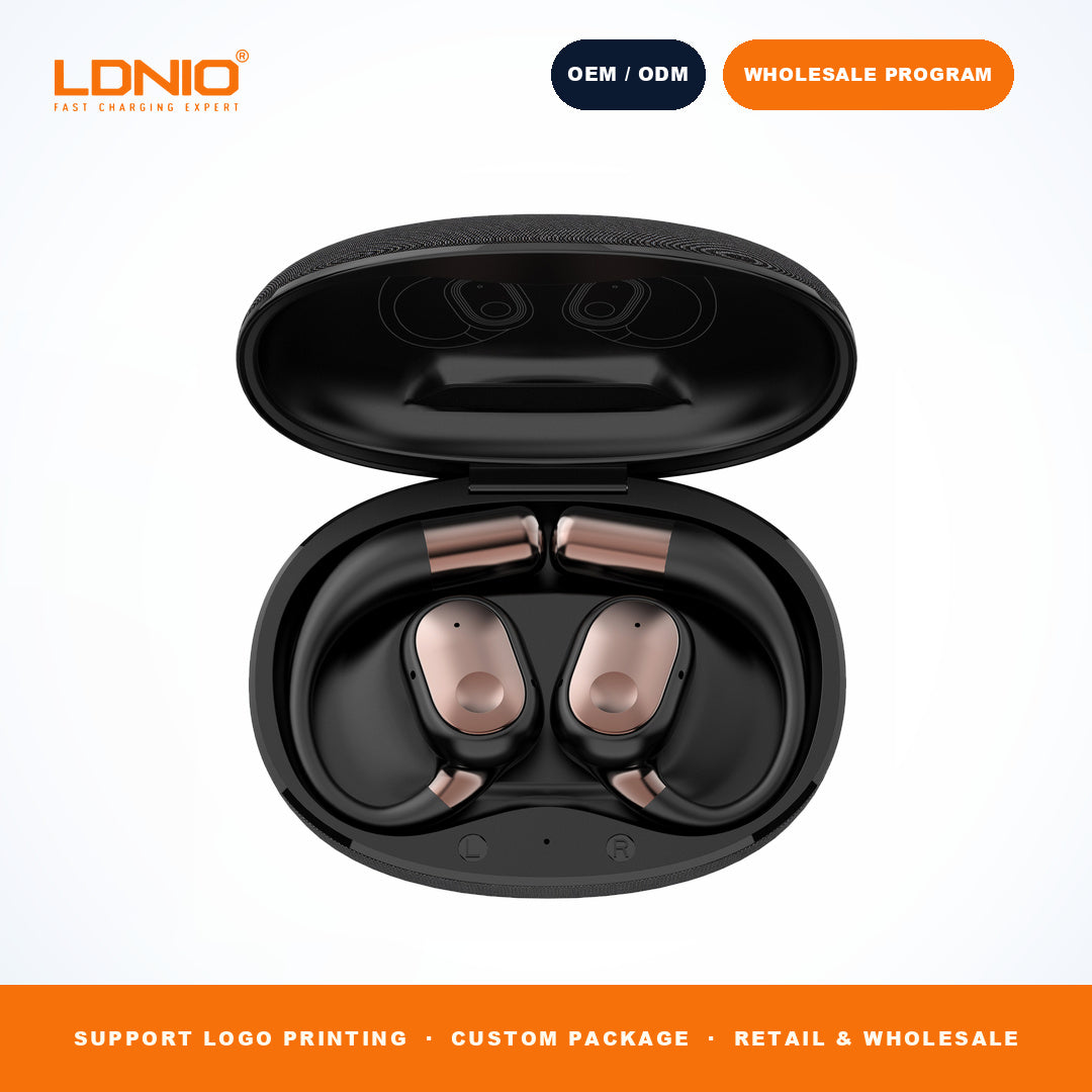 LDNIO T11 OWS Wireless Earbuds Bluetooth 5.4 IPX4 ENC 450mAh Case OEM ODM