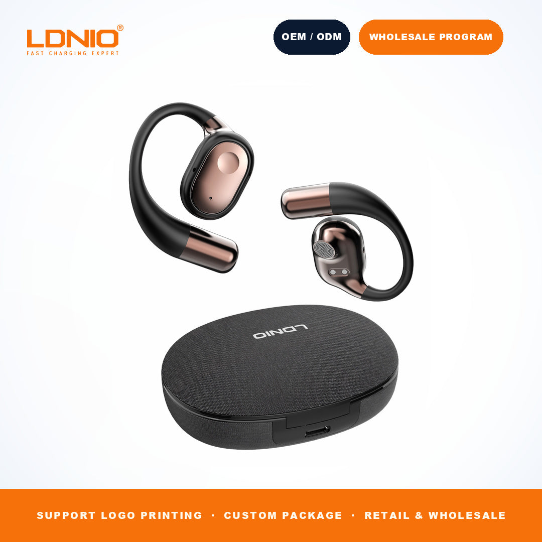 LDNIO T11 OWS Wireless Earbuds Bluetooth 5.4 IPX4 ENC 450mAh Case OEM ODM