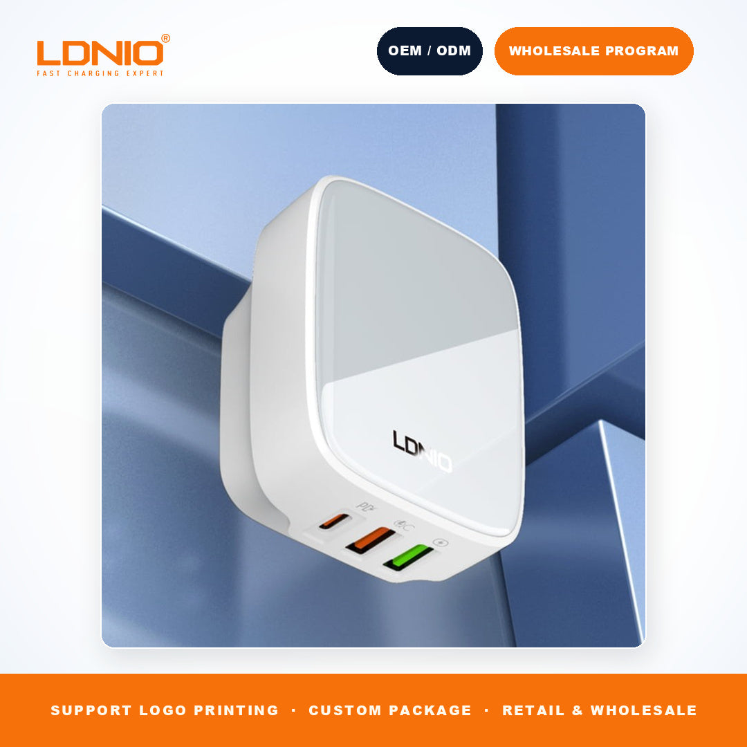LDNIO Q334 32W 3 Ports Super Fast Charger