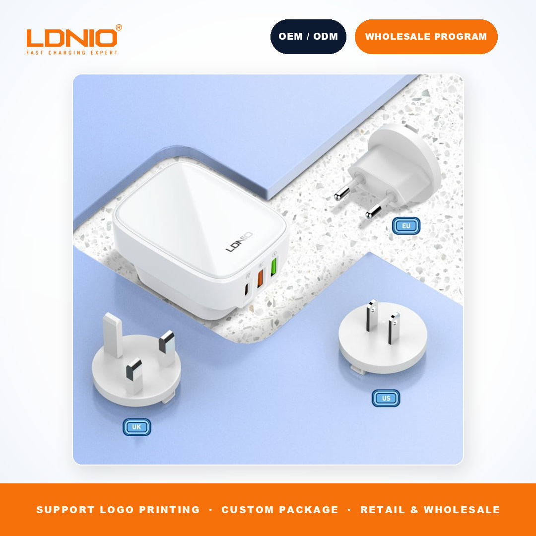LDNIO Q334 32W 3 Ports Super Fast Charger