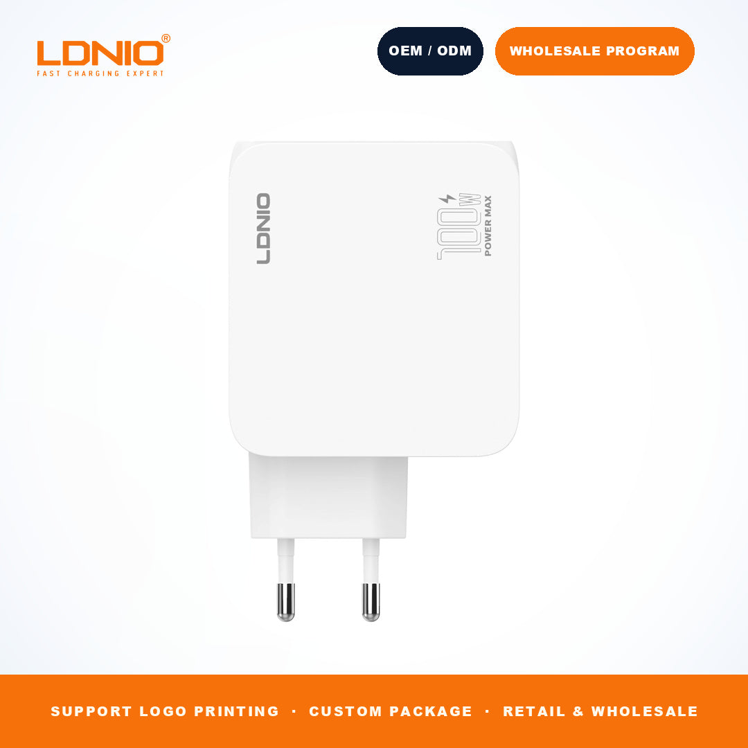LDNIO Q8 MI 100W GaN Portable Travel Fast Charger