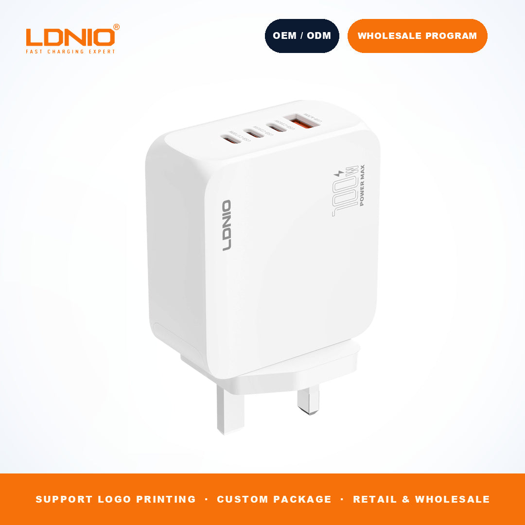 LDNIO Q8 MI 100W GaN Portable Travel Fast Charger