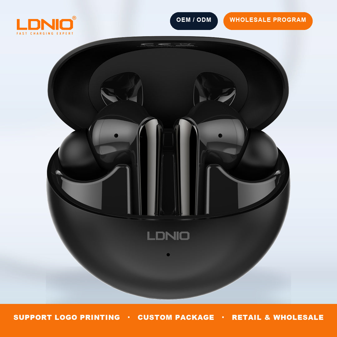 LDNIO T01 TWS Wireless Earbuds Bluetooth In-Ear Headphones with Charging Case OEM ODM