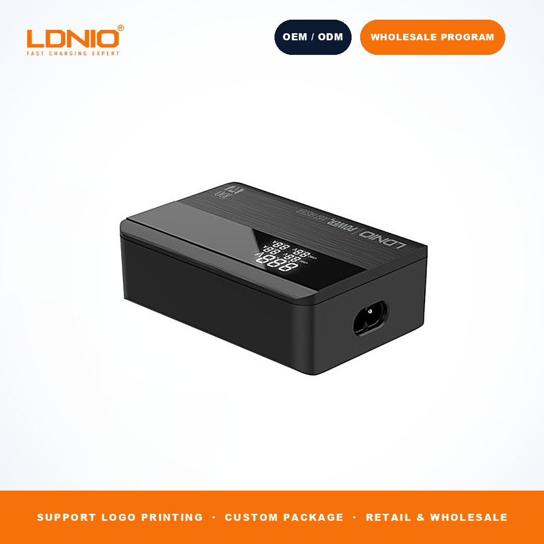 LDNIO A4809C 100W GaN Fast Charger 2C2A With LED Display