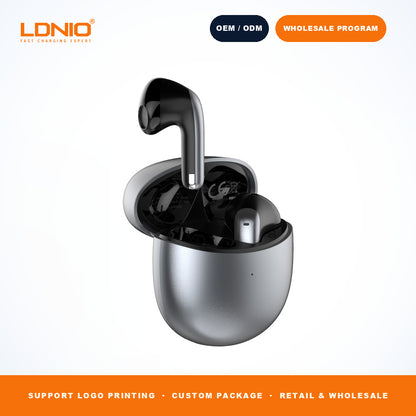 LDNIO T10 TWS Wireless Earbuds Bluetooth 5.3 In-Ear Headphones 300mAh Case