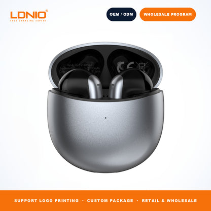 LDNIO T10 TWS Wireless Earbuds Bluetooth 5.3 In-Ear Headphones 300mAh Case