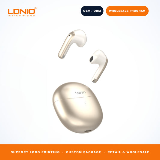 LDNIO T10 TWS Wireless Earbuds Bluetooth 5.3 In-Ear Headphones 300mAh Case