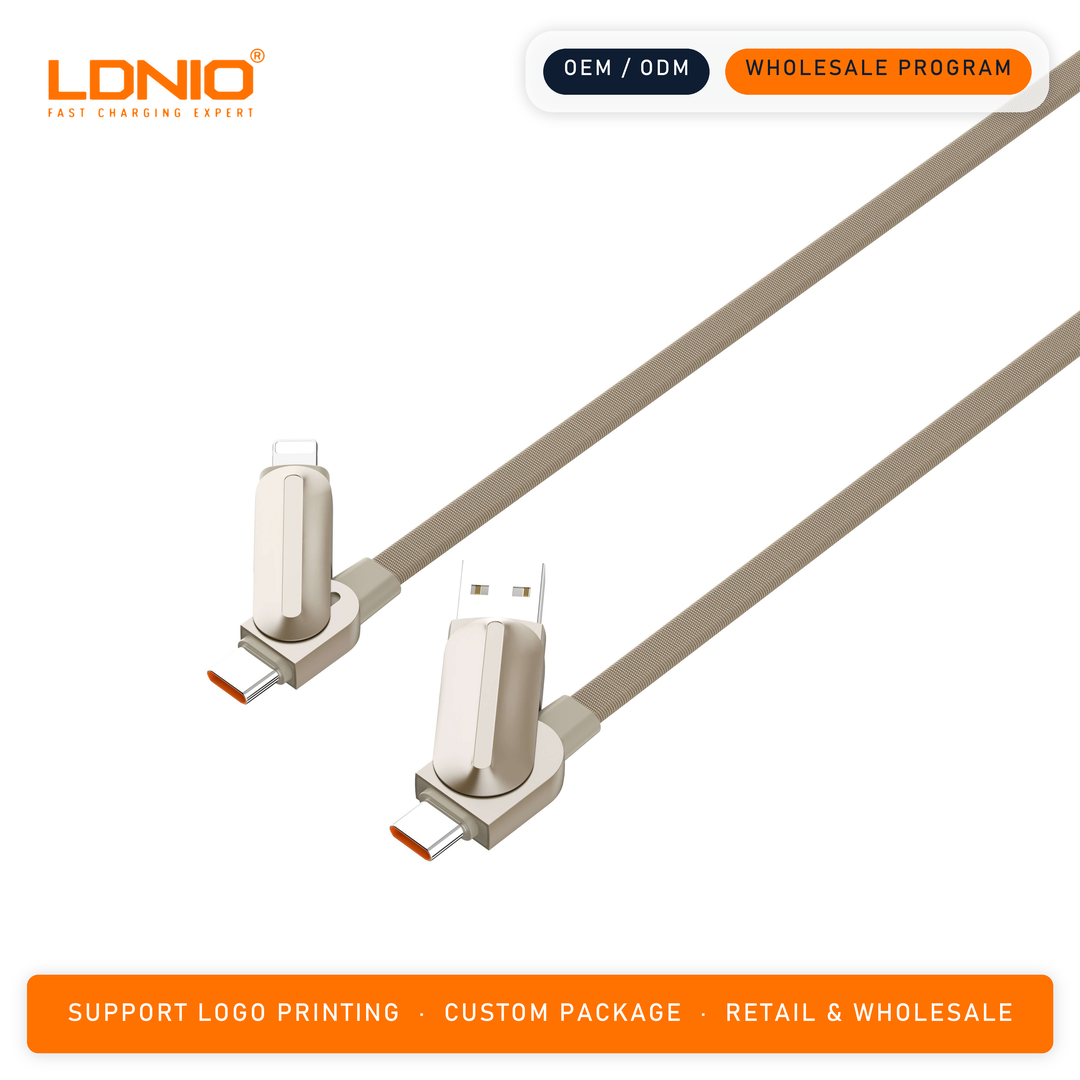 LDNIO 100w 4 IN 1 Multiple data cables LC25