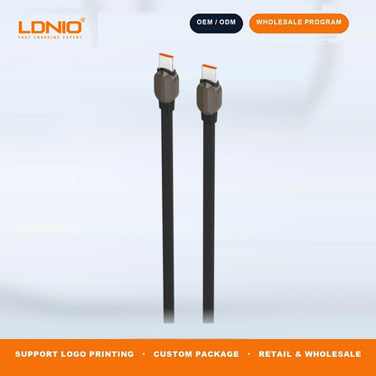 LDNIO LC211C USB-C to USB-C 65W Fast Charging Cable High Speed Data Transfer