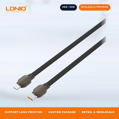 LDNIO LC211i USB-C to Lightning 30W PD Fast Charging Data Cable for iPhone