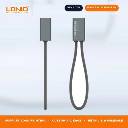LDNIO LC98 Portable Keychain Type-C Cable 2.4A Fast Charge & Data Sync