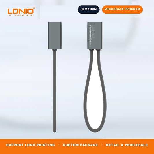 LDNIO LC98 Portable Keychain Type-C Cable 2.4A Fast Charge & Data Sync