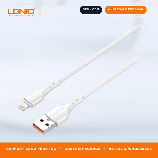 LDNIO LS841 25W USB to Lightning Fast Charging Cable Durable Phone Charger Cord