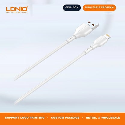 LDNIO LS841 25W USB to Lightning Fast Charging Cable Durable Phone Charger Cord