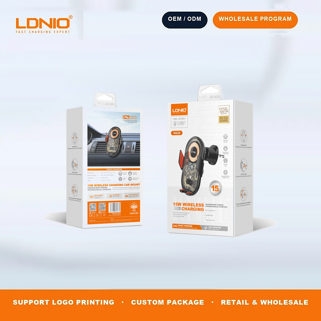 LDNIO MA30 Desk Phone Holder Multi-Angle Adjustable for Smartphone