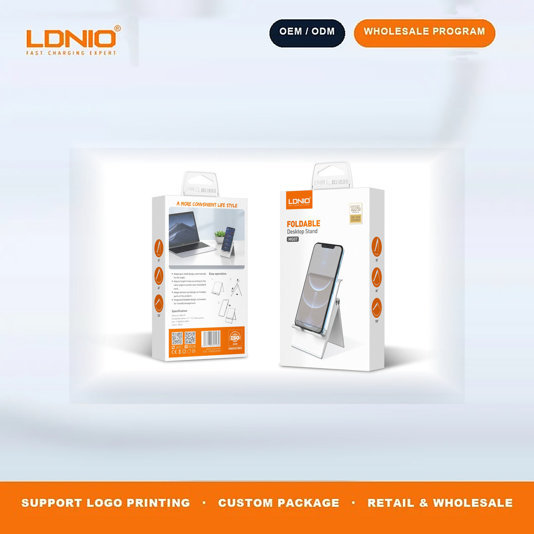 LDNIO MG07 Foldable Cell Phone Holder Wide Compatibility for Devices
