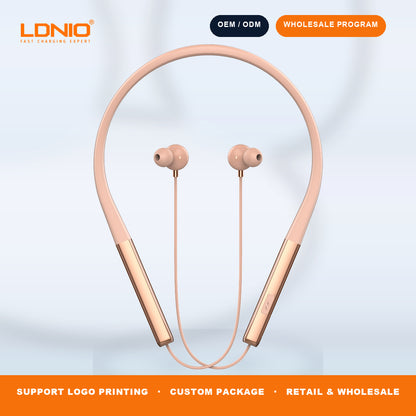 LDNIO N01 Neckband Bluetooth Earphone Wireless Stereo Headset with Mic for Sports