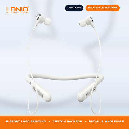 LDNIO N02 Neckband Wireless Bluetooth Earphone For Sport