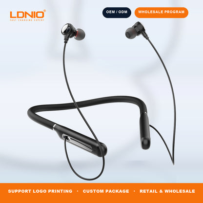 LDNIO N02 Neckband Wireless Bluetooth Earphone For Sport