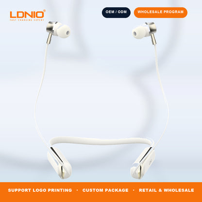 LDNIO N06 Neckband Wireless Bluetooth Earphone For Sport