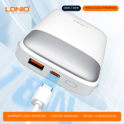 LDNIO 20000mAh 22.5W fast charging Power Bank PQ19/PQ20