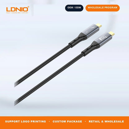 LDNIO TC-11C 240W High Power USB-C Fast Charging Cable Heavy Duty Data Cord