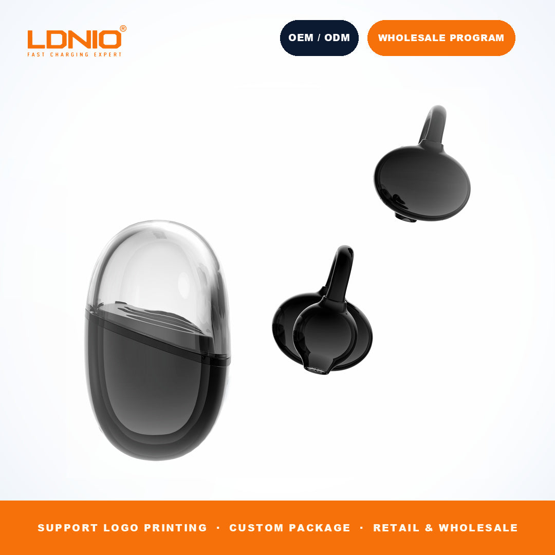 LDNIO T08 OWS Open Ear Sports Earbuds Bluetooth 5.3 Touch Control Earphones