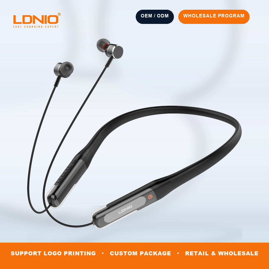 LDNIO N03 Neckband Bluetooth Earphone Wireless Stereo Headset with Mic for Sports