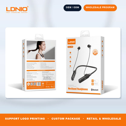 LDNIO N05 Neckband Wireless Bluetooth Earphone For Sport