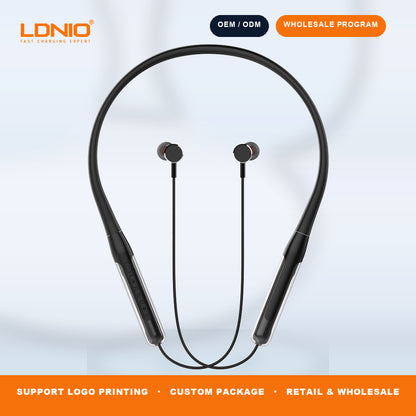 LDNIO N03 Neckband Bluetooth Earphone Wireless Stereo Headset with Mic for Sports