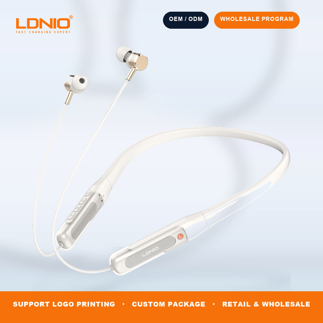 LDNIO N03 Neckband Bluetooth Earphone Wireless Stereo Headset with Mic for Sports