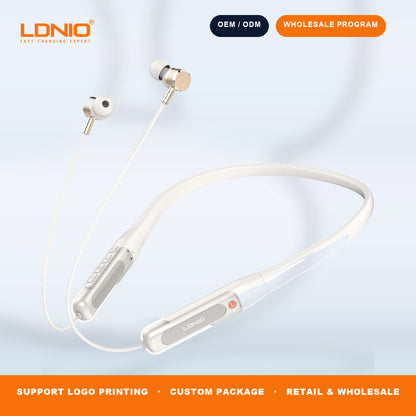 LDNIO N03 Neckband Bluetooth Earphone Wireless Stereo Headset with Mic for Sports