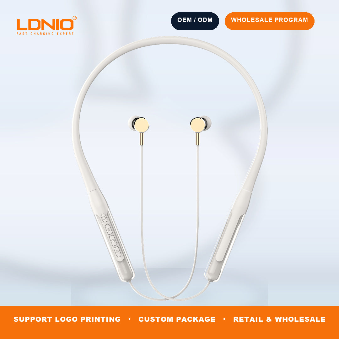 LDNIO N03 Neckband Bluetooth Earphone Wireless Stereo Headset with Mic for Sports