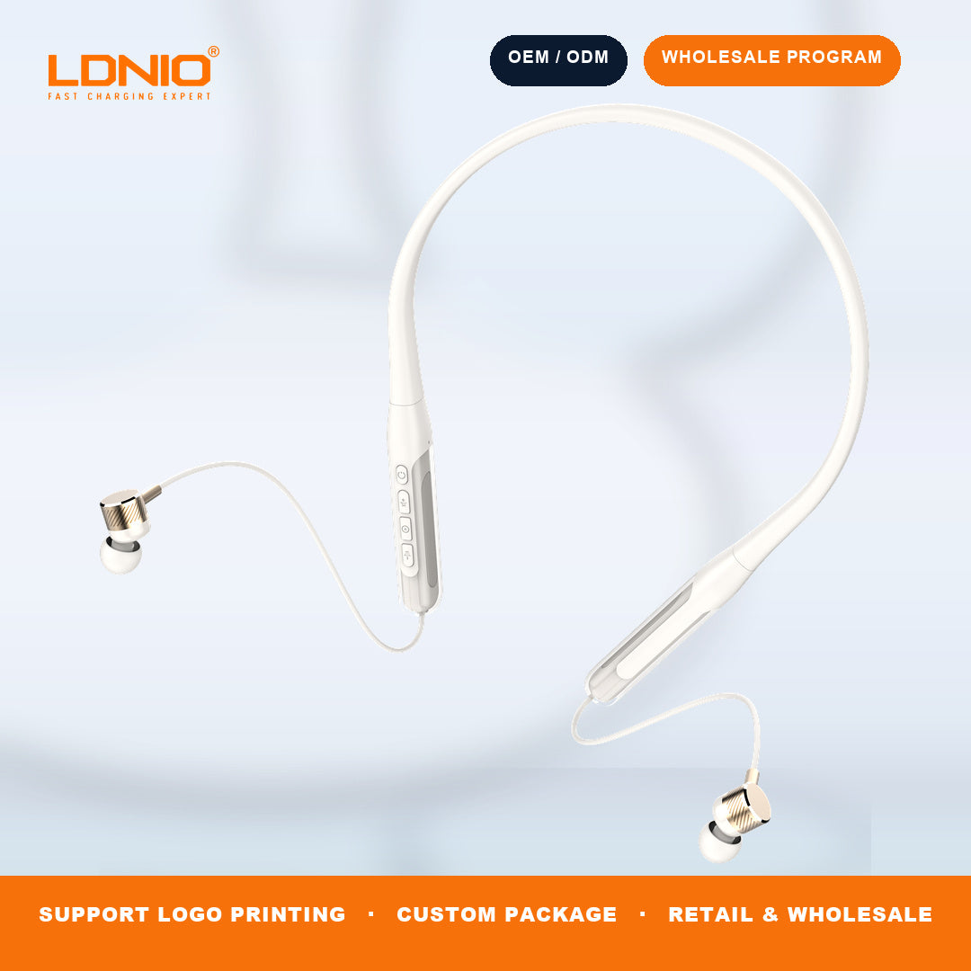 LDNIO N03 Neckband Bluetooth Earphone Wireless Stereo Headset with Mic for Sports