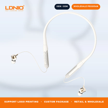 LDNIO N03 Neckband Bluetooth Earphone Wireless Stereo Headset with Mic for Sports